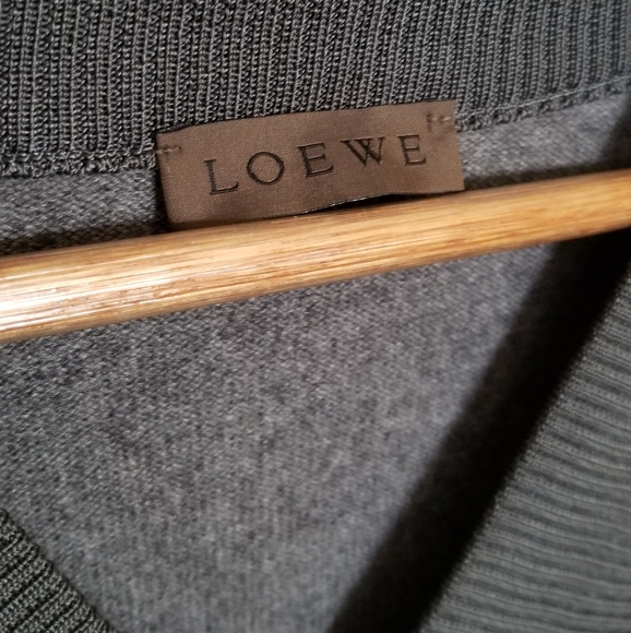 Loewe Gray Swaeter V Neck Pullover Cashmere - Picture 4 of 7